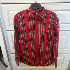 Izpd - Boys M Long sleeve Tartan Plaid